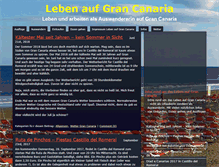 Tablet Screenshot of leben-auf-gran-canaria.com
